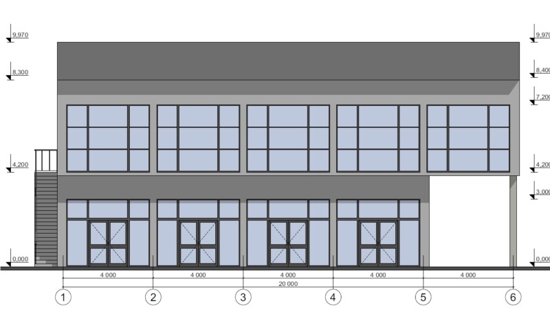 Будівництво автомагазину в м.Києві