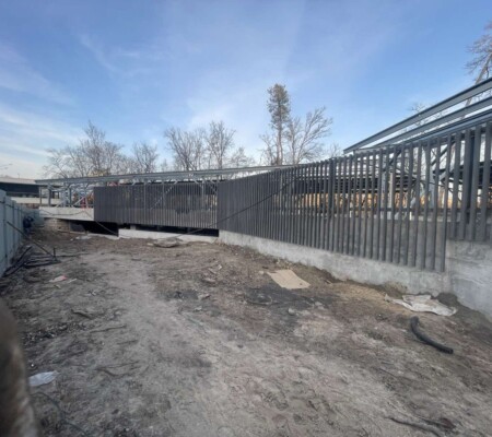 Огорожа паркінгу житлового комплексу в м.Київ